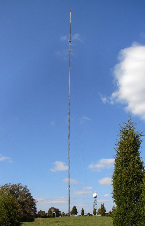 Sendemasten Um Dallas North Carolina USA Sendemasten Um Dallas North Carolina USA